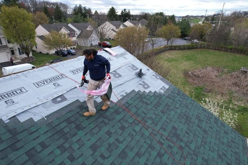 Stormtrooper Roofing crew providing roofing services in Collegeville PA